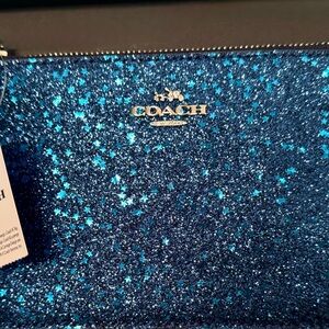 Coach Sparkling Blue Clutch